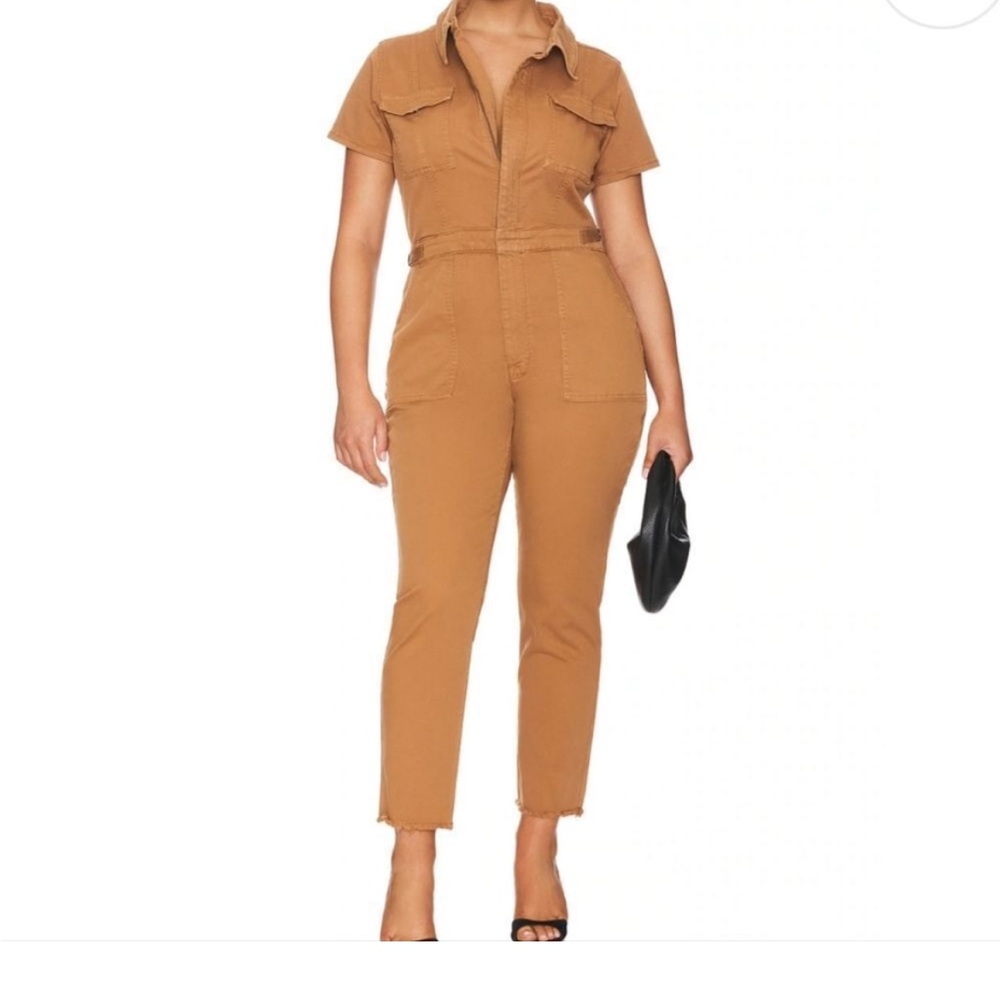 Good American Tan Jumpsuit